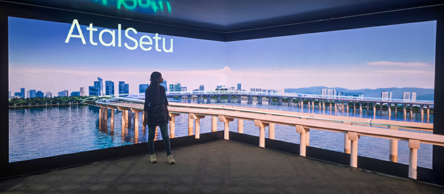 Atal Setu panoramic LED experience by Ink In Caps
